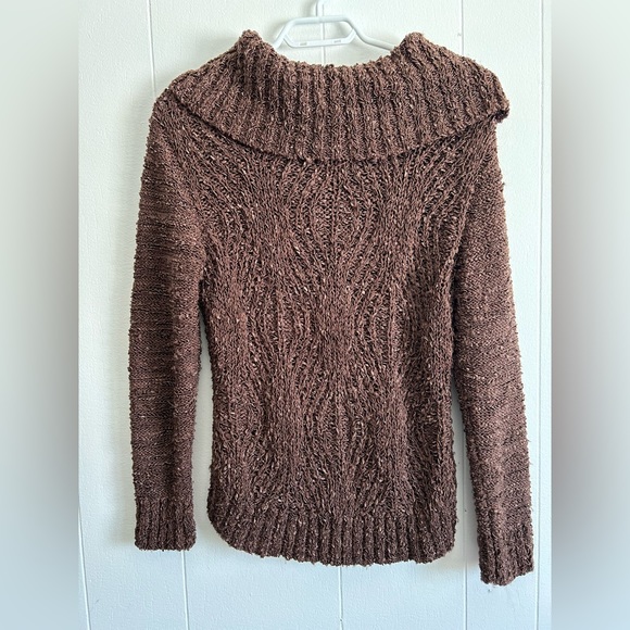 Melanie Lyne Sweaters - 🔥 Last Chance! Melanie Lyne Crochet Cowl Neck Sweater